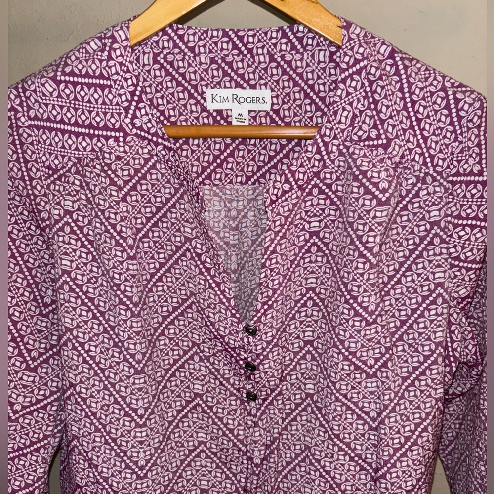 Kim Rogers Tunic Shirt Women’s Medium